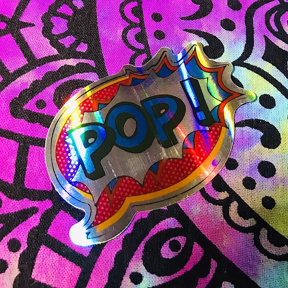 POP Metallic Prismatic Reflective Single Decor Sticker - Picture 3 of 8